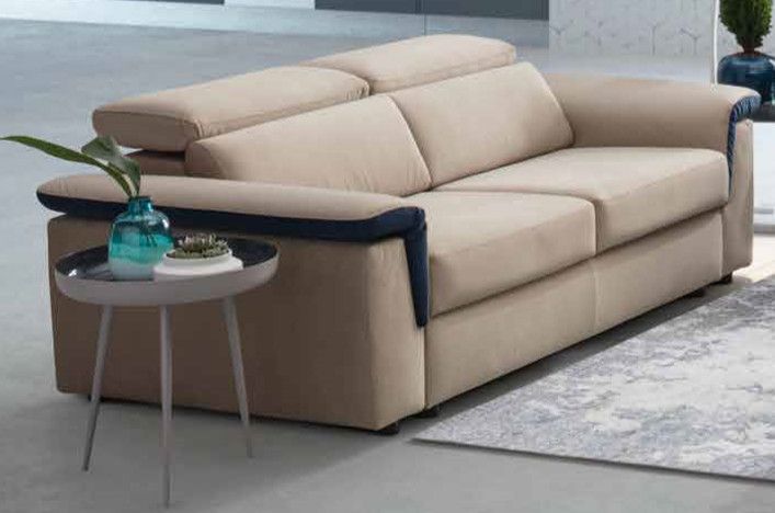 Divano Fusion  3 posti 2 spalliere con letto estraibile L 214 x  P 109x H 75 cm