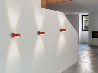 PUK WALL<br />da parete a 2 led di  4w<br />completa di lenti e7o vetro