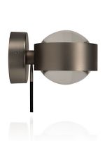 PUK WALL +<br />da parete girevole <br />2 led di 8 w<br />Completa di lenti, vetri