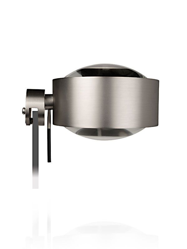 PUK FIX + da specchio con perno (fissata al bordo) 2 Led da 8w Completa di lenti, vetro