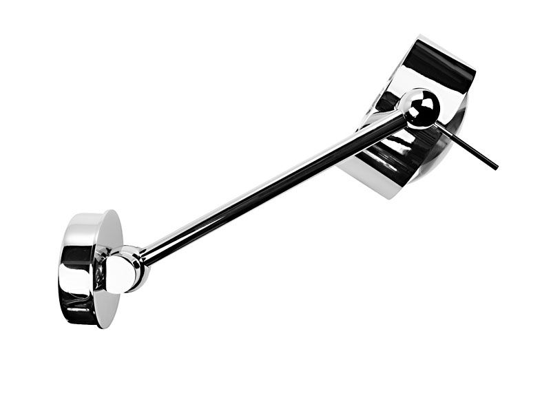 PUK WING SINGLE  da parete/soffitto con braccio 30 cm Led 2x 8w testata e braccio girevole Completa di lenti, vetri
