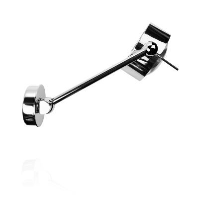 PUK WING SINGLE da parete/soffitto con braccio 40 cm Led 2x 8w Testata e braccio girevole Completa di lenti e vetri