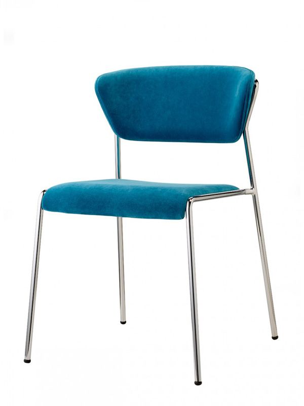 Sedia LISA 2853 Struttura acciaio tubolare diam 16 mm 51x56x77 cm