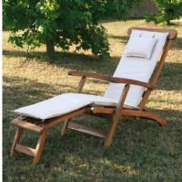 Chaise Longue/lettino Real 1821/14<br />in vero Teak