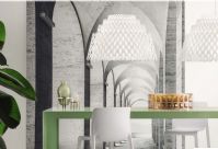 HALF CHARLOTTE sospensione<br />D&M Fuksas Design<br />white<br />4x 12 w E27<br />Diam 79 x H 55 cm