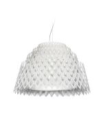 HALF CHARLOTTE sospensione<br />D&M Fuksas Design<br />white<br />4x 12 w E27<br />Diam 79 x H 55 cm