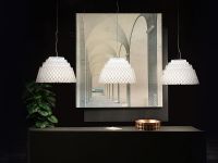 HALF CHARLOTTE sospensione<br />D&M Fuksas Design<br />white<br />4x 12 w E27<br />Diam 79 x H 55 cm