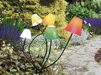 OCTOPUS da terra<br />H 130 cm<br />singolo elemento con paralume