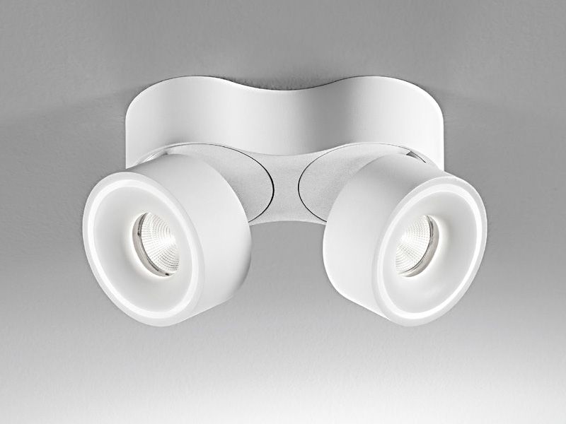 Clippo Duo S Lampada parete/soffitto 2x9,3W LED 34° 2700K CRI>90 incl. driver phase dim