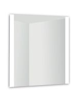 BRIGHTLIGHT specchio<br />con 2 fasce led laterali<br />19 w/m<br /><br />45 x 60 h  x 2,5 cm