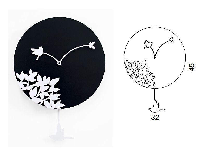 Orologio Little Birds' Story 2415 da parete