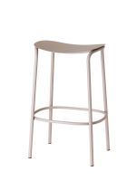 sgabello acciaio TRICK <br />zincato e verniciato<br />h 65 2523 o h 75 cm 2524