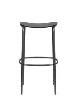sgabello acciaio TRICK <br />zincato e verniciato<br />h 65 2523 o h 75 cm 2524