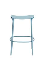 sgabello acciaio TRICK <br />zincato e verniciato<br />h 65 2523 o h 75 cm 2524
