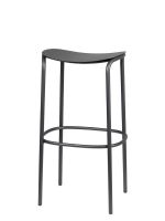 sgabello acciaio TRICK <br />zincato e verniciato<br />h 65 2523 o h 75 cm 2524