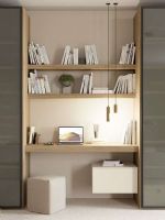 Spazio Home Office 5<br /><br />Configurazione mensole e scrivania come da foto - PREZZO SU RICHIESTA