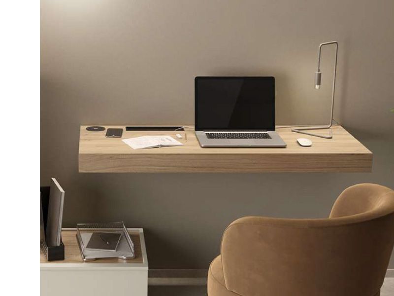 Angolo Home Office 7  Configurazione con sola scrivania a muro come in foto