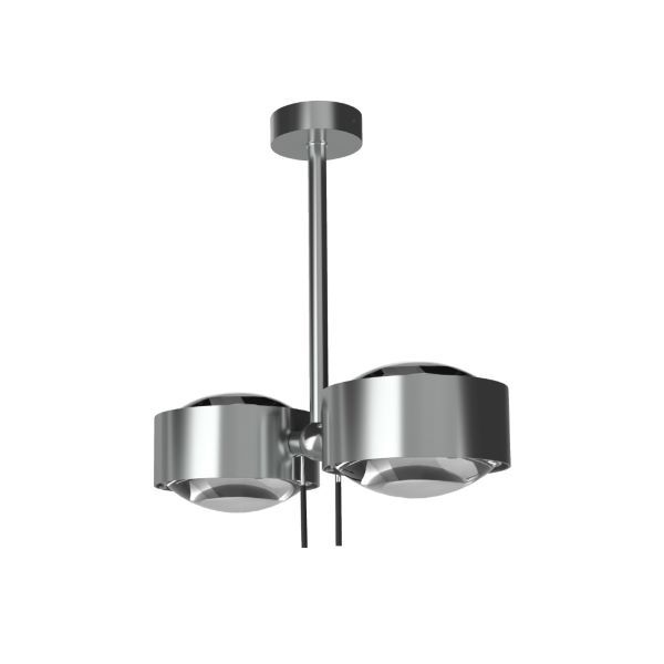 Lampada da Soffitto PUK MAXX SIDE TWIN lunghezza braccio 30 cm 4 led di 12 w - 2-30891 chrome matt