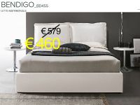 Letto BENDIGO<br />L174 x P 210 x H110/33<br />Rete 160x195 cm