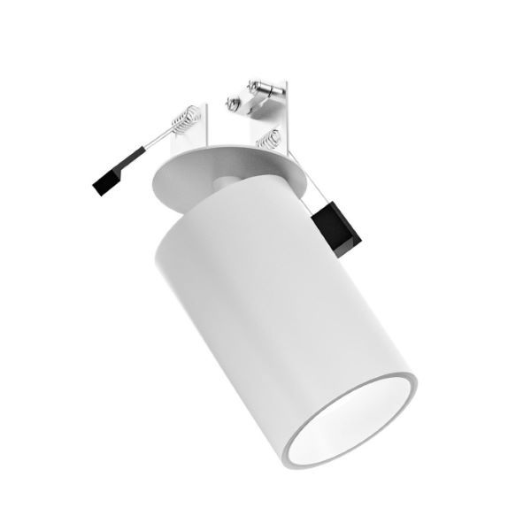 Faretto a soffitto  GFA1390/91  Taglio diam 4,4 cm Diam 5,7 x H 15,1  cm totale