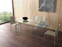 Tavolo Mini Glass 676/2<br />Allungabile