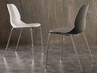 Sedia Shell Metal 019