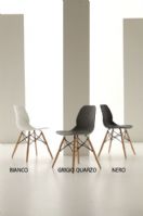 Sedia Shell Wood 022